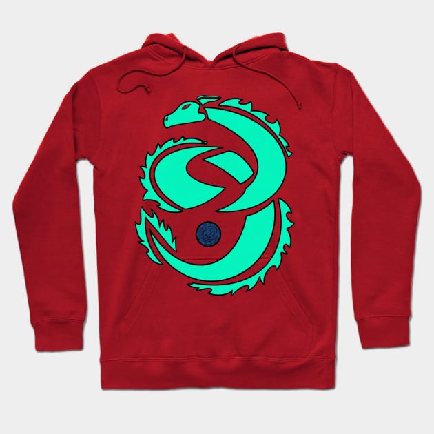 Dragon Tattoo Hoodie by Wolfgon Designs